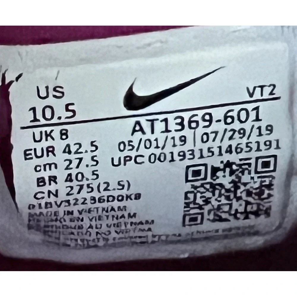 Nike Shoes Women Size 10.5 Legend React Running Pink Red White Sneakers Trainer